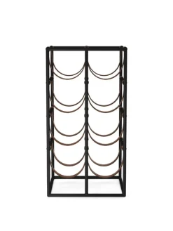 Audo Copenhagen Umanoff wine rack, black - cognac