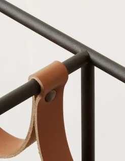 Audo Copenhagen Umanoff wine rack, black - cognac