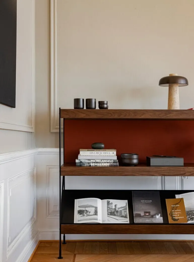 Audo Copenhagen Zet Storage System magazine shelf, black