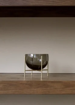 Audo Copenhagen Zet Storage System, H114, black steel - dark stained oak