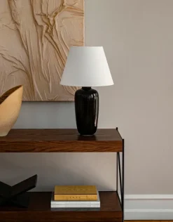 Audo Copenhagen Zet Storage System, H70, black steel - dark stained oak