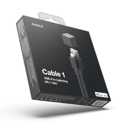 Avolt Cable 1 USB charging cable, Stockholm black