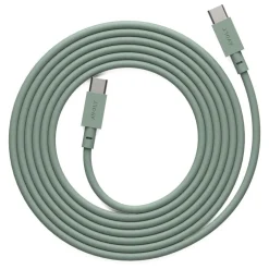 Avolt Cable 1 USB-C to USB-C charging cable, 2 m, oak green