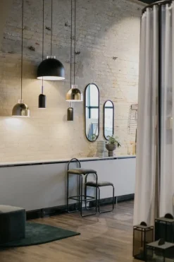 AYTM Angui mirror, 108 x 39 cm, anthracite