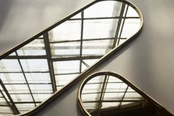 AYTM Angui mirror, 78 x 29 cm, gold