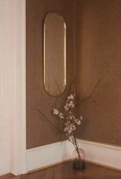 AYTM Angui mirror, 108 x 39 cm, gold