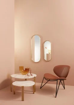 AYTM Angui mirror, 108 x 39 cm, gold