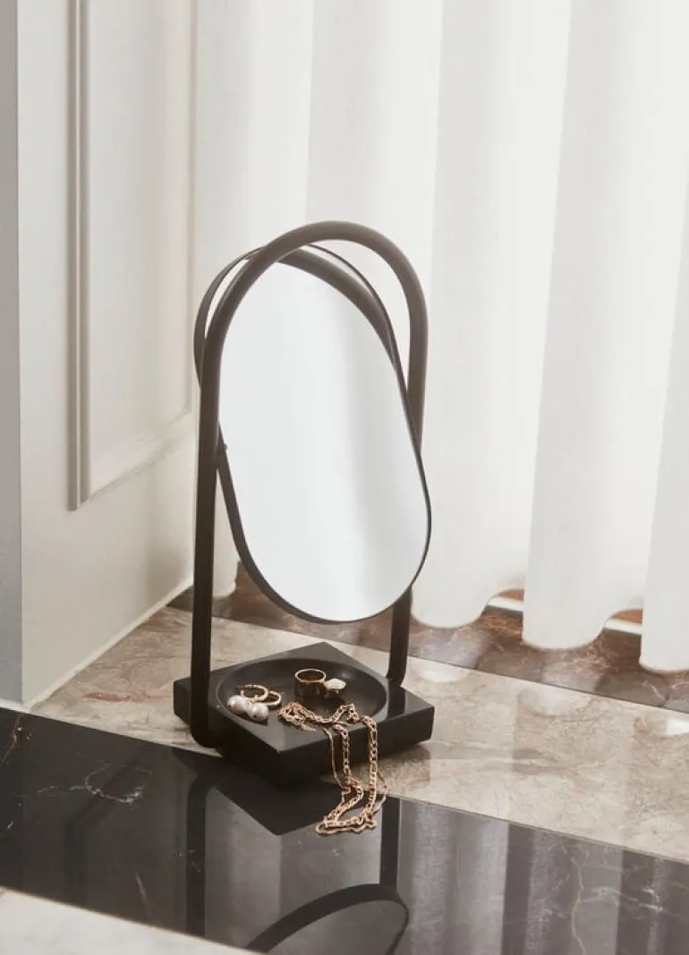 AYTM Angui table mirror, black