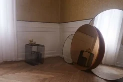 AYTM Circum mirror, 90 cm, clear - black