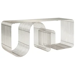 AYTM Curva bench, silver