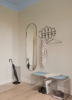 AYTM Curva bench, silver