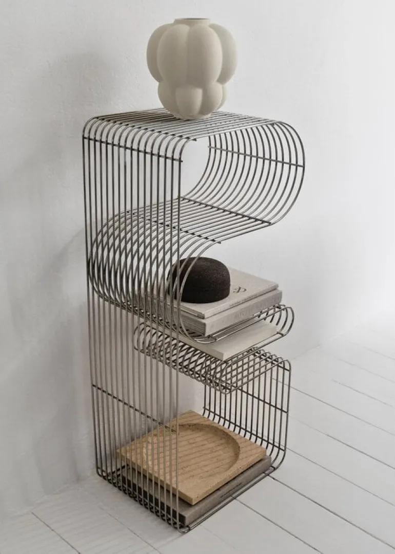 AYTM Curva bench, silver