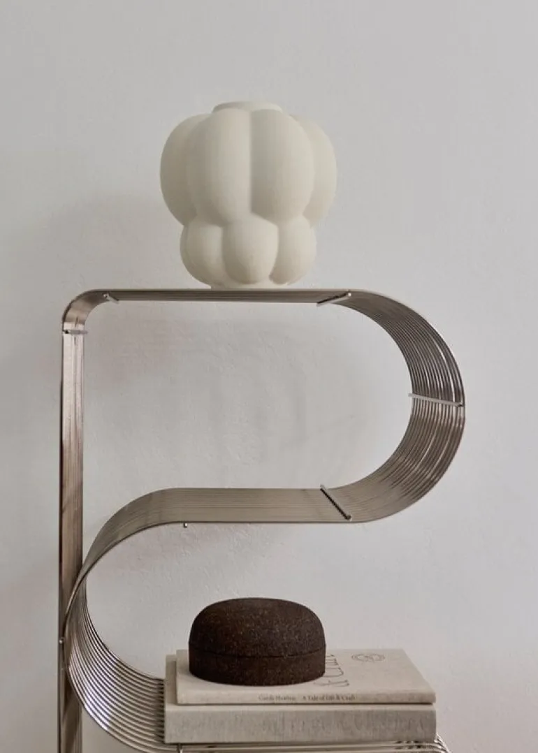 AYTM Curva bench, silver