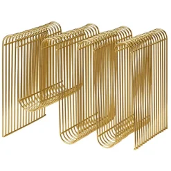 AYTM Curva magazine holder, gold