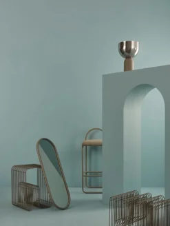 AYTM Curva magazine holder, taupe