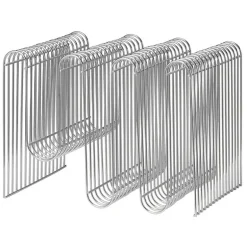 AYTM Curva magazine holder, silver