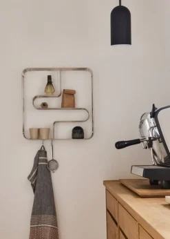 AYTM Curva Square display shelf, gold