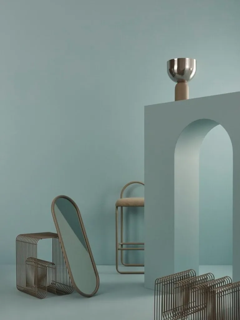 AYTM Curva stool, taupe