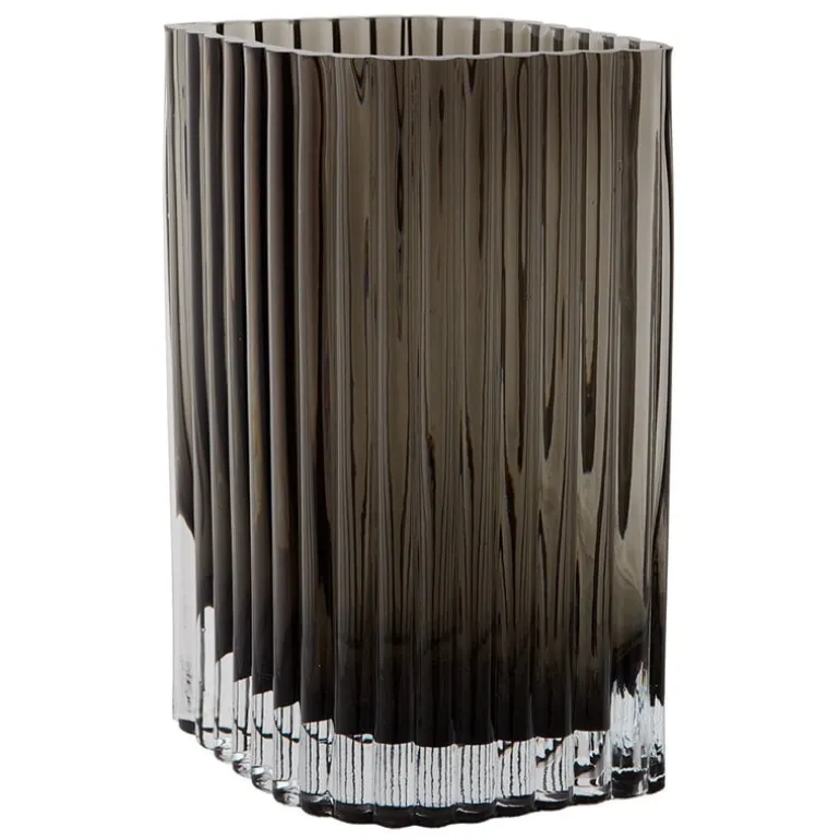 AYTM Folium vase, L, black