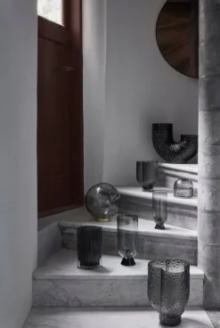 AYTM Folium vase, L, black