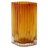 AYTM Folium vase, S, amber