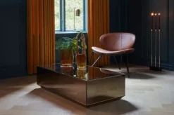 AYTM Folium vase, S, amber