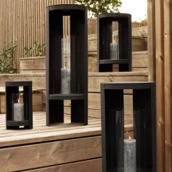 AYTM Ora lantern, 15,5 x 28,2 cm, black