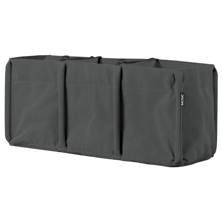 Bacsac Baclong 3 fabric planter, 110 L, black grey