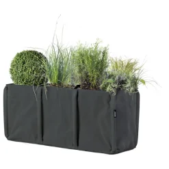 Bacsac Baclong 3 fabric planter, 110 L, black grey