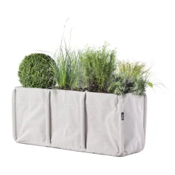 Bacsac Baclong 3 fabric planter, 110 L, ecru