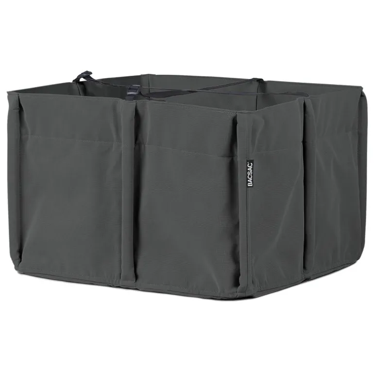 Bacsac Bacsquare 4 fabric planter, 140 L, black grey
