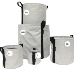 Bacsac Fabric pot, ecru