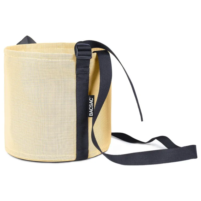 Bacsac Hanging fabric pot, 10 L, ginger yellow