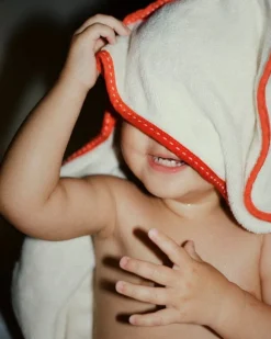 Baina Baby towelling set, paloma sun - ecru