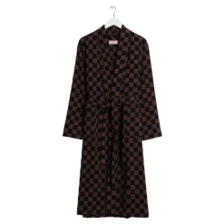 Baina Bath robe Sulis, tabac - noir