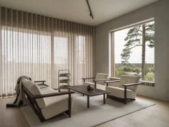 Bebó Objects Baba lounge chair, brown ash - off-white