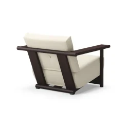 Bebó Objects Baba lounge chair, brown ash - off-white