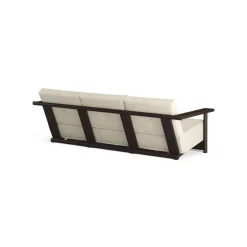 Bebó Objects Baba 3-seater sofa, brown ash - off white