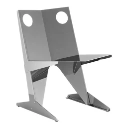 Bebó Objects Exxo easy chair, stainless steel