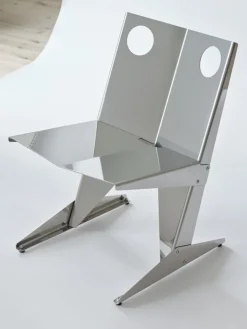 Bebó Objects Exxo easy chair, stainless steel