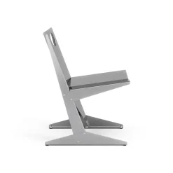 Bebó Objects Exxo easy chair, stainless steel