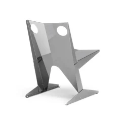 Bebó Objects Exxo easy chair, stainless steel