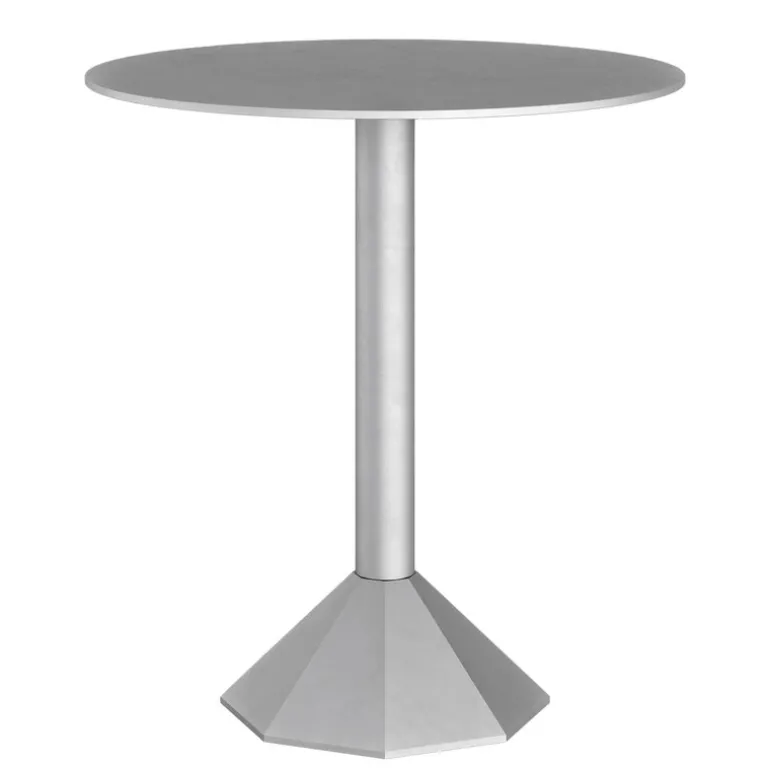 Bebó Objects Octi side table, high, aluminum