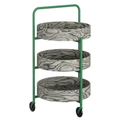 Bebó Objects Trifle trolley, signal green