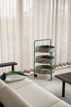 Bebó Objects Trifle trolley, signal green