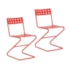 Bebó Objects Zola chair, 2-pack, red