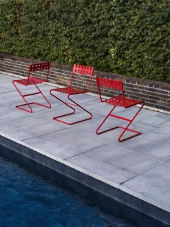 Bebó Objects Zola chair, 2-pack, red