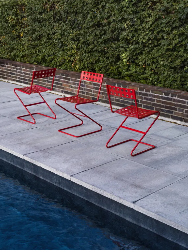 Bebó Objects Zola chair, 2-pack, red