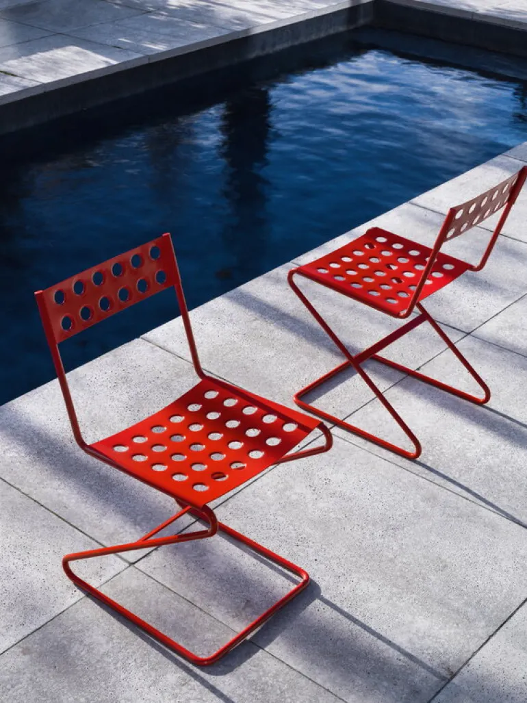 Bebó Objects Zola chair, 2-pack, red