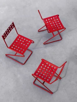 Bebó Objects Zola chair, 2-pack, red